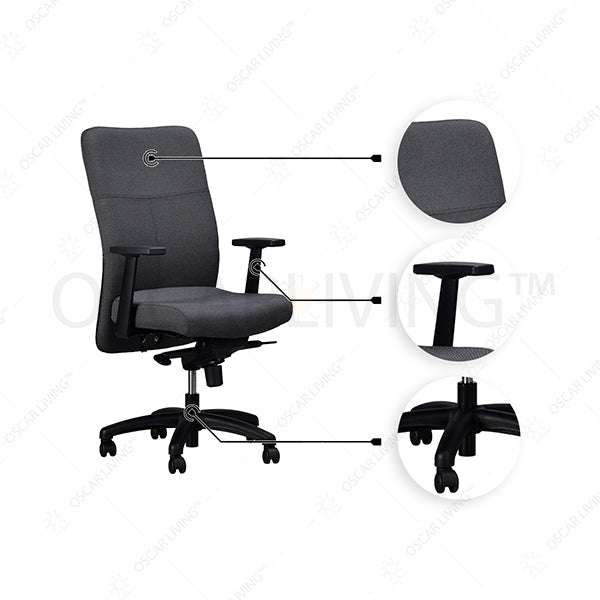 Kursi Manager Kursi Kantor Morelli Tuxedo 303 MB MORELLI OSCARLIVING