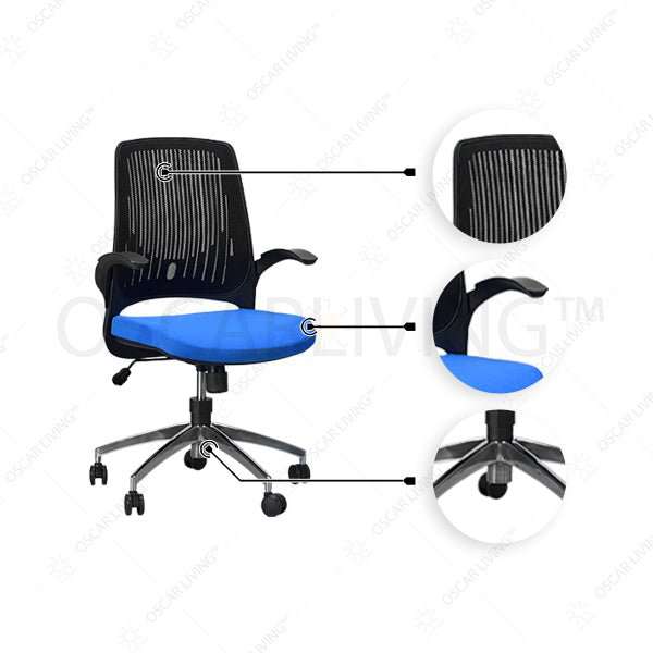 Kursi Manager Kursi Kantor Savello LUMIX HT1A SAVELLO OSCARLIVING