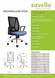 Kursi Manager Kursi Kantor Savello Meshmallow HT0A SAVELLO OSCARLIVING