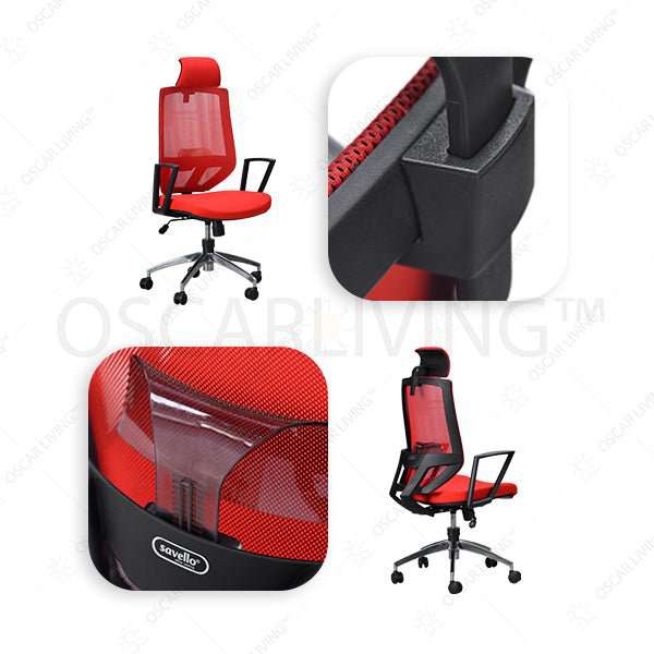 Kursi Manager Kursi Kantor Savello Tiro HT0A SAVELLO OSCARLIVING