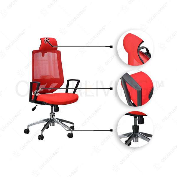 Kursi Manager Kursi Kantor Savello Tiro HT0A SAVELLO OSCARLIVING