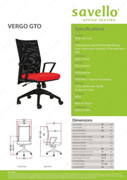 Kursi Manager Kursi Kantor Savello VERGO GTO SAVELLO OSCARLIVING