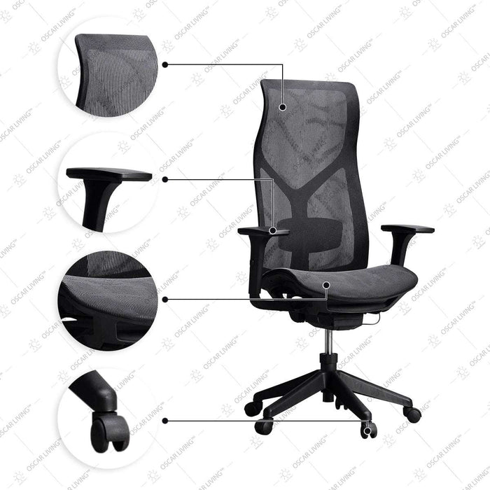 Kursi Manager Kursi Kantor Savello Yukos SAVELLO OSCARLIVING