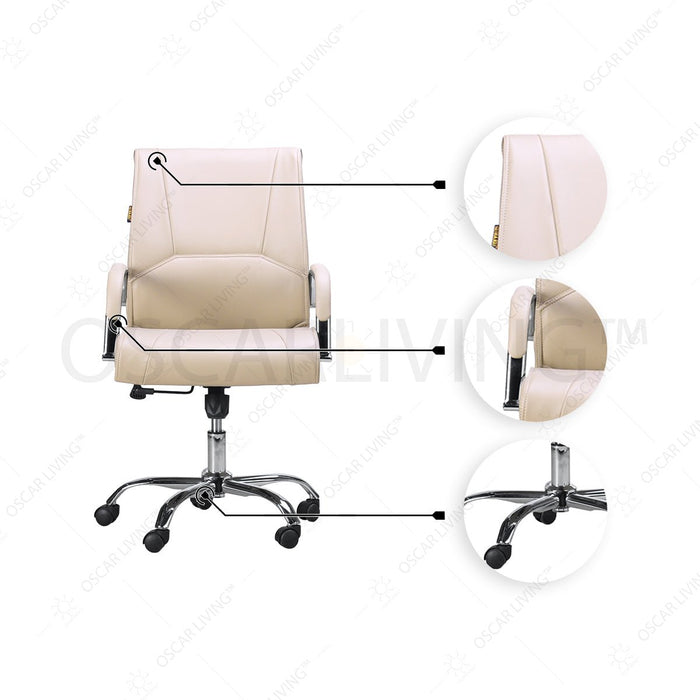 Kursi Manager Kursi Kantor Subaru Victory M CR Leather SUBARU OSCARLIVING