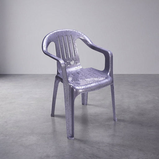 KURSI PLASTIK Kursi Teras Santai SL Plastik ITALIA Silver | Terrace Chair SL PLASTIC OSCARLIVING