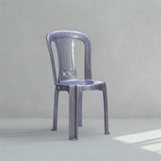 KURSI PLASTIK Kursi Teras Santai SL Plastik Luxury Silver | Terrace Chair SL PLASTIC OSCARLIVING