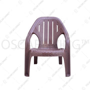 KURSI PLASTIK - PLASTIC CHAIR Kursi Plastik Tabitha KST03 Motif Rotan | Plastic Chair KST 03 TABITHA OSCARLIVING
