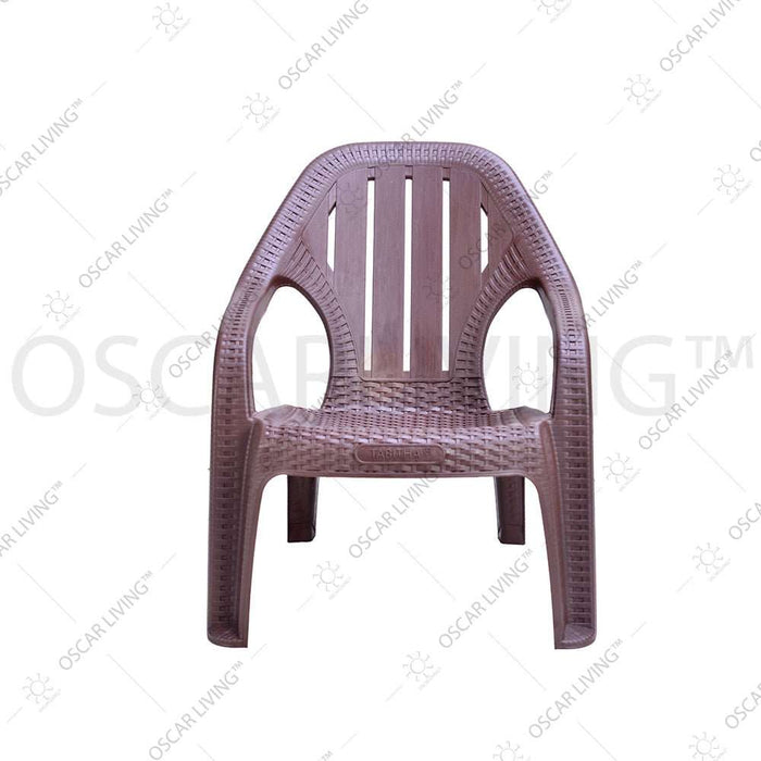 KURSI PLASTIK - PLASTIC CHAIR Kursi Plastik Tabitha KST03 Motif Rotan | Plastic Chair KST 03 TABITHA OSCARLIVING