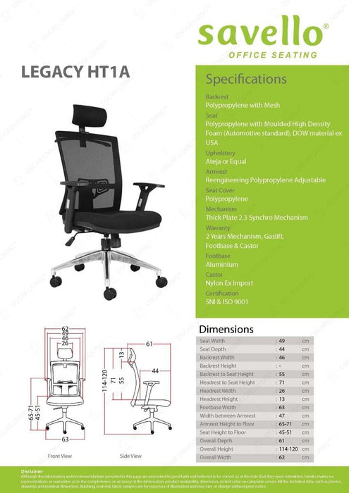Kursi Staff Kursi Hadap Savello Legacy VT1A SAVELLO OSCARLIVING