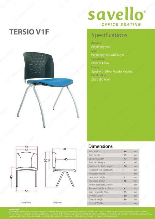 Kursi Staff Kursi Hadap Savello Tersio V1F SAVELLO OSCARLIVING