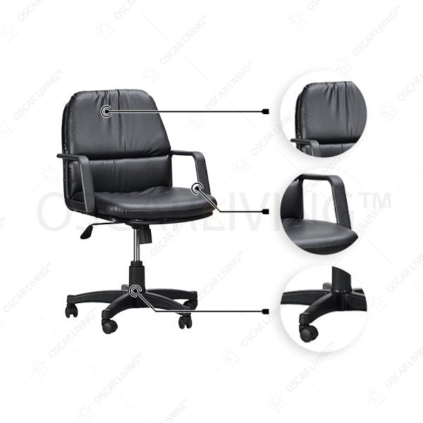 Kursi Staff Kursi Kantor Ergotec 603P ERGOTEC OSCARLIVING