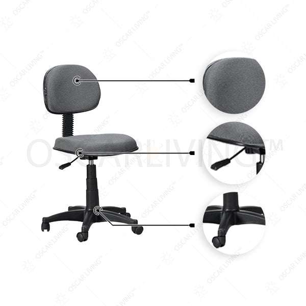 Kursi Staff Kursi Kantor Ergotec 801S ERGOTEC OSCARLIVING