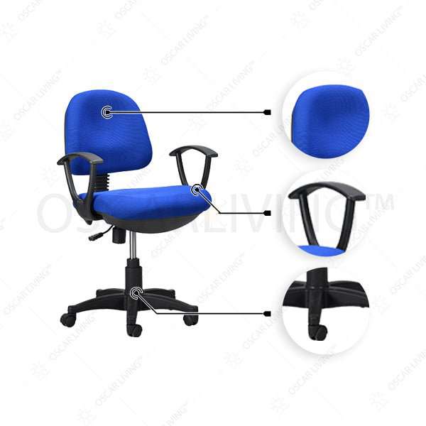 Kursi Staff Kursi Kantor Ergotec 802S ERGOTEC OSCARLIVING