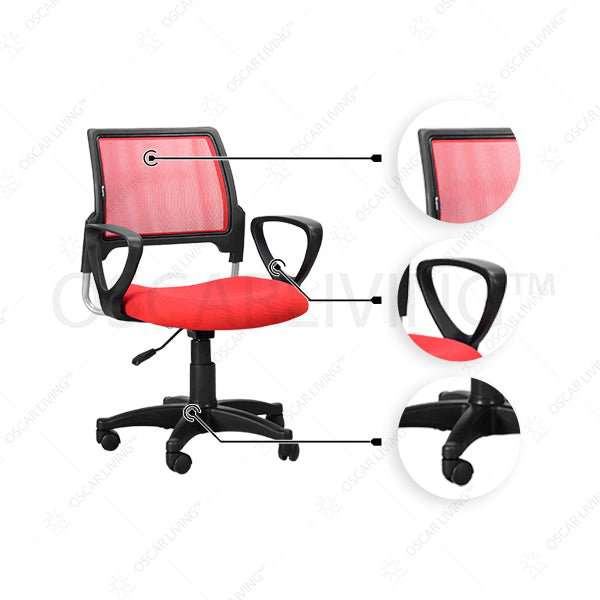 Kursi Staff Kursi Kantor Ergotec 870S ERGOTEC OSCARLIVING
