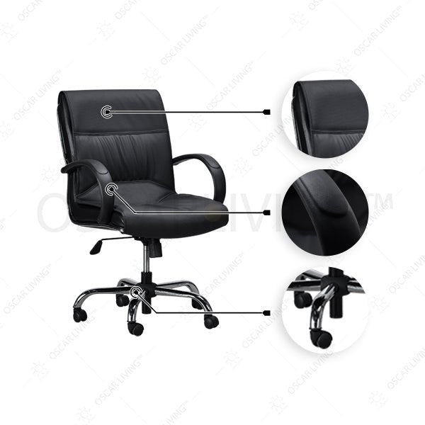 Kursi Staff Kursi Kantor Ergotec LX818PR ERGOTEC OSCARLIVING