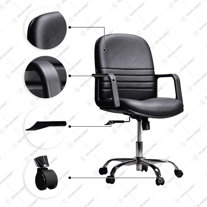 Kursi Staff Kursi Kantor INCO Boston II CR PP INCO OSCARLIVING