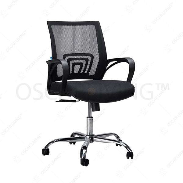 Kursi Staff Kursi Kantor INCO Casova I / CR - Rangka Hitam INCO OSCARLIVING