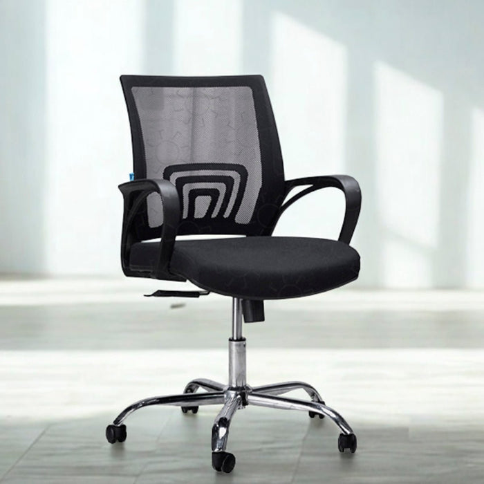 Kursi Staff Kursi Kantor INCO Casova I / CR - Rangka Hitam INCO OSCARLIVING