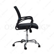 Kursi Staff Kursi Kantor INCO Casova I / CR - Rangka Hitam INCO OSCARLIVING