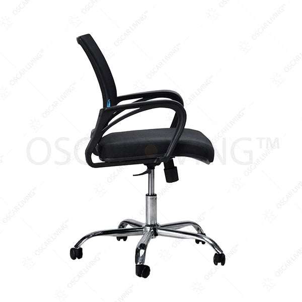 Kursi Staff Kursi Kantor INCO Casova I / CR - Rangka Hitam INCO OSCARLIVING