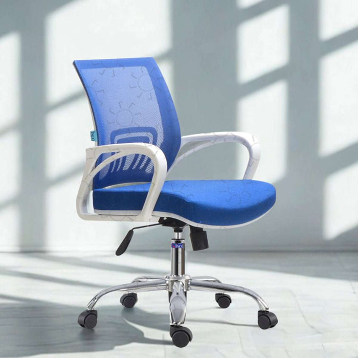 Kursi Staff Kursi Kantor INCO Casova I / W - CR - Rangka Putih INCO OSCARLIVING