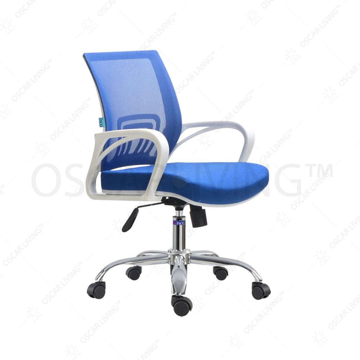 Kursi Staff Kursi Kantor INCO Casova I / W - CR - Rangka Putih INCO OSCARLIVING