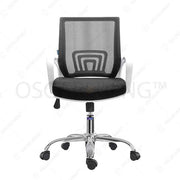 Kursi Staff Kursi Kantor INCO Casova I / W - CR - Rangka Putih INCO OSCARLIVING