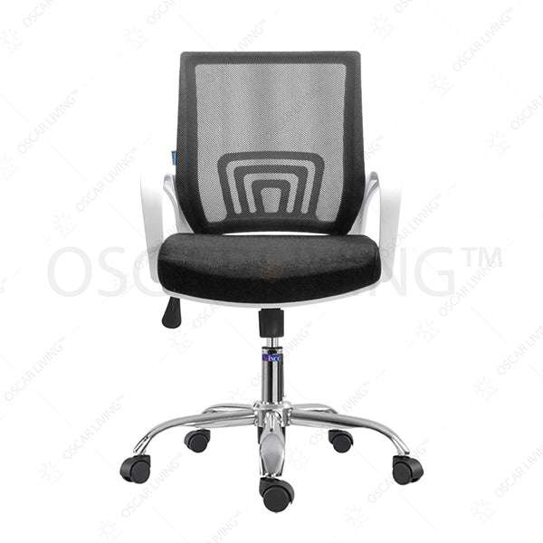 Kursi Staff Kursi Kantor INCO Casova I / W - CR - Rangka Putih INCO OSCARLIVING