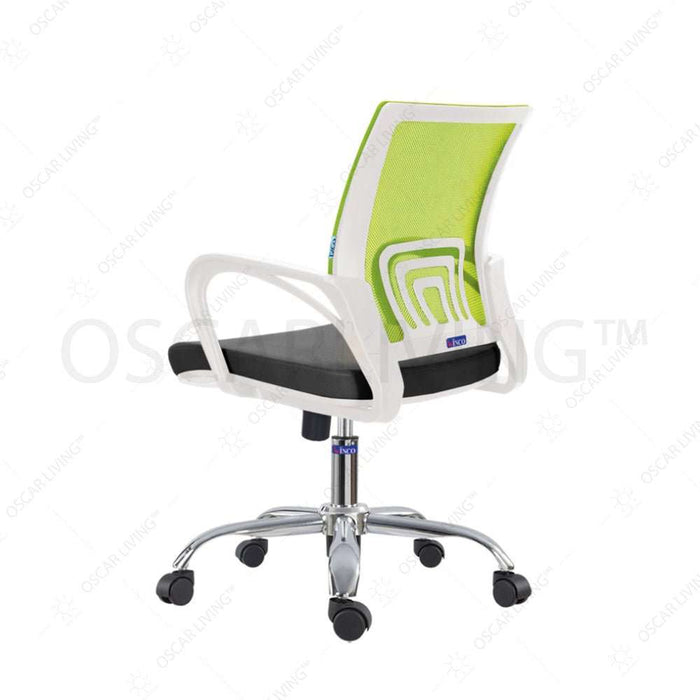 Kursi Staff Kursi Kantor INCO Casova I / W - CR - Rangka Putih INCO OSCARLIVING