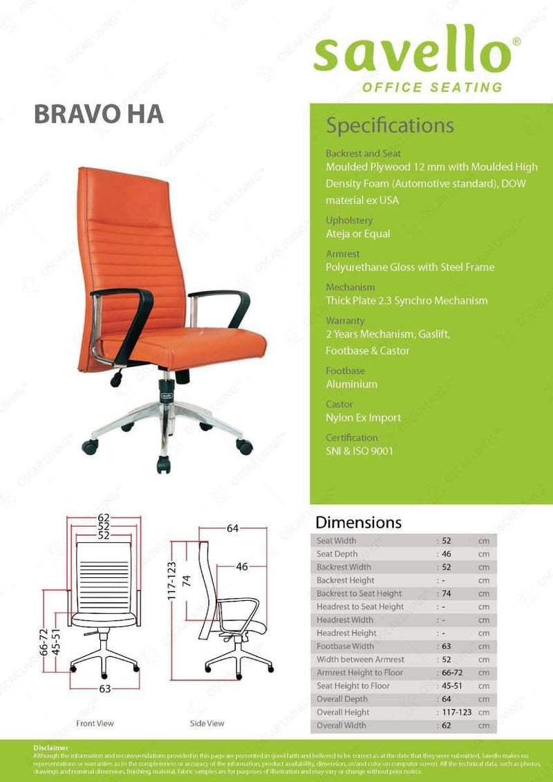 Kursi Staff Kursi Kantor Savello Bravo HA SAVELLO OSCARLIVING