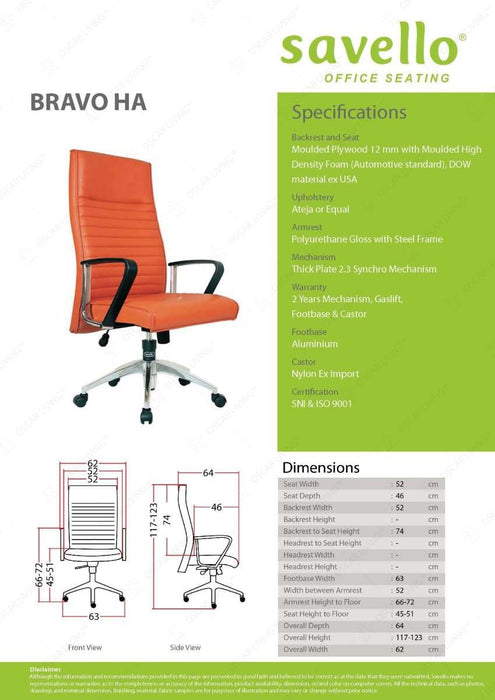 Kursi Staff Kursi Kantor Savello Bravo HA SAVELLO OSCARLIVING