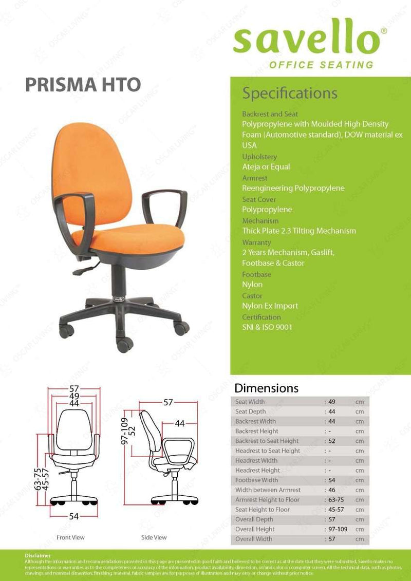 Kursi Staff Kursi Kantor Savello Prisma HT0 SAVELLO OSCARLIVING