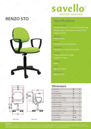 Kursi Staff Kursi Kantor Savello Renzo STO SAVELLO OSCARLIVING