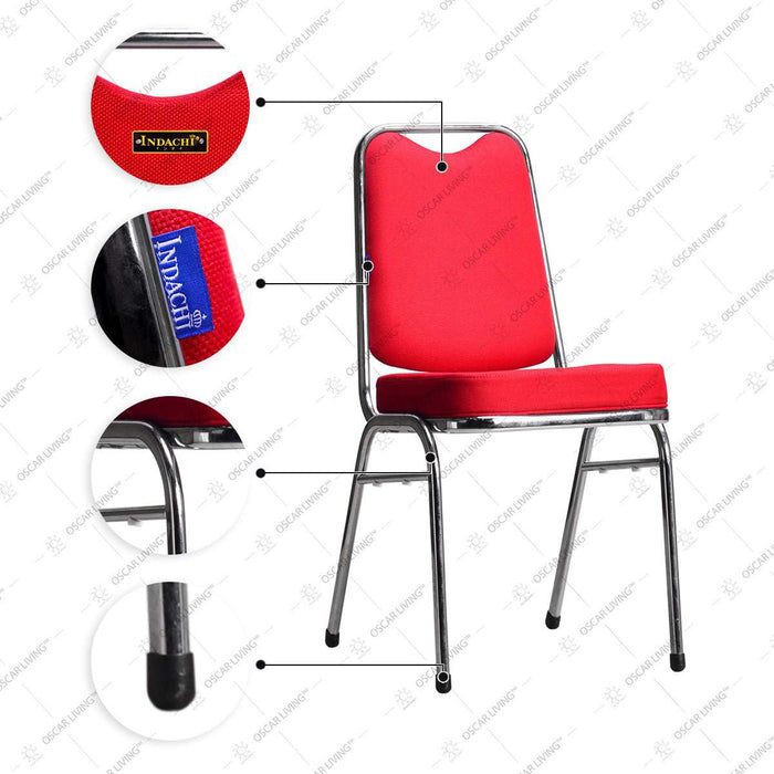 KURSI TUNGGU - WAITING CHAIR Kursi Tunggu Indachi DCS 21 Chrome INDACHI OSCARLIVING
