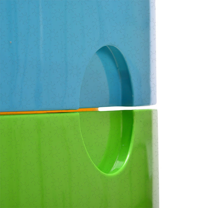 LACI PLASTIK Laci Plastik Green Leaf Prissy 7915 4 Susun GREEN LEAF OSCARLIVING