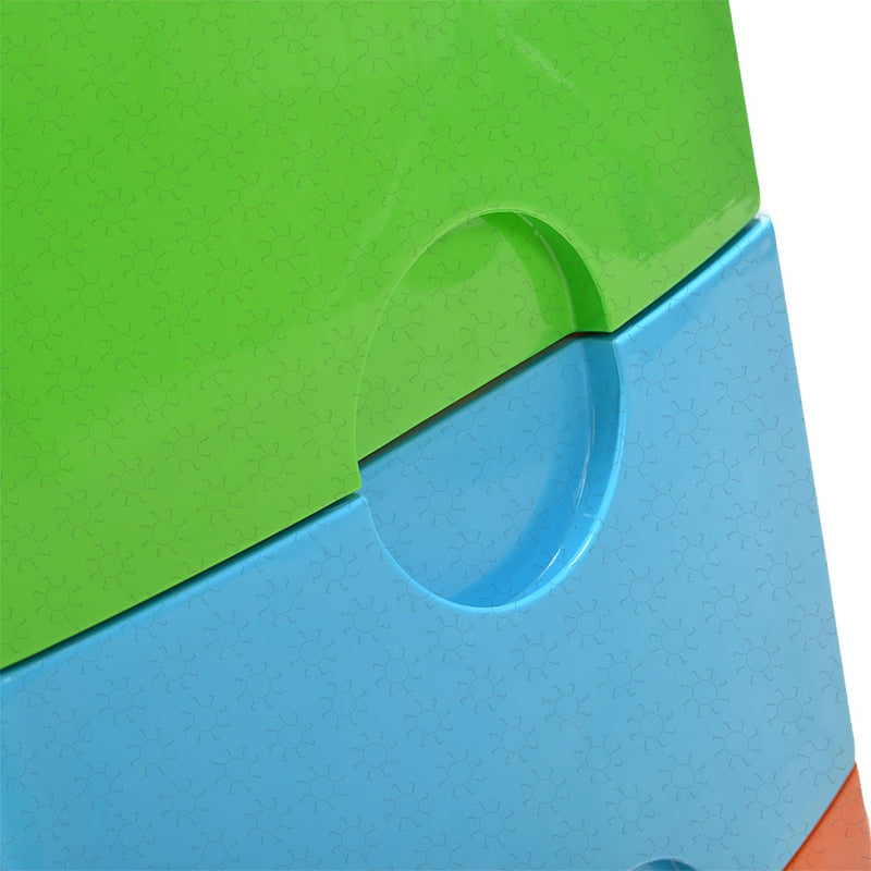 LACI PLASTIK Laci Plastik Green Leaf Prissy 7915 5 Susun GREEN LEAF OSCARLIVING