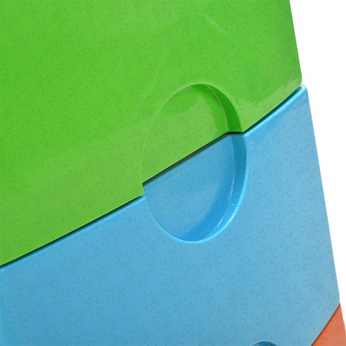 LACI PLASTIK Laci Plastik Green Leaf Prissy 7915 5 Susun GREEN LEAF OSCARLIVING