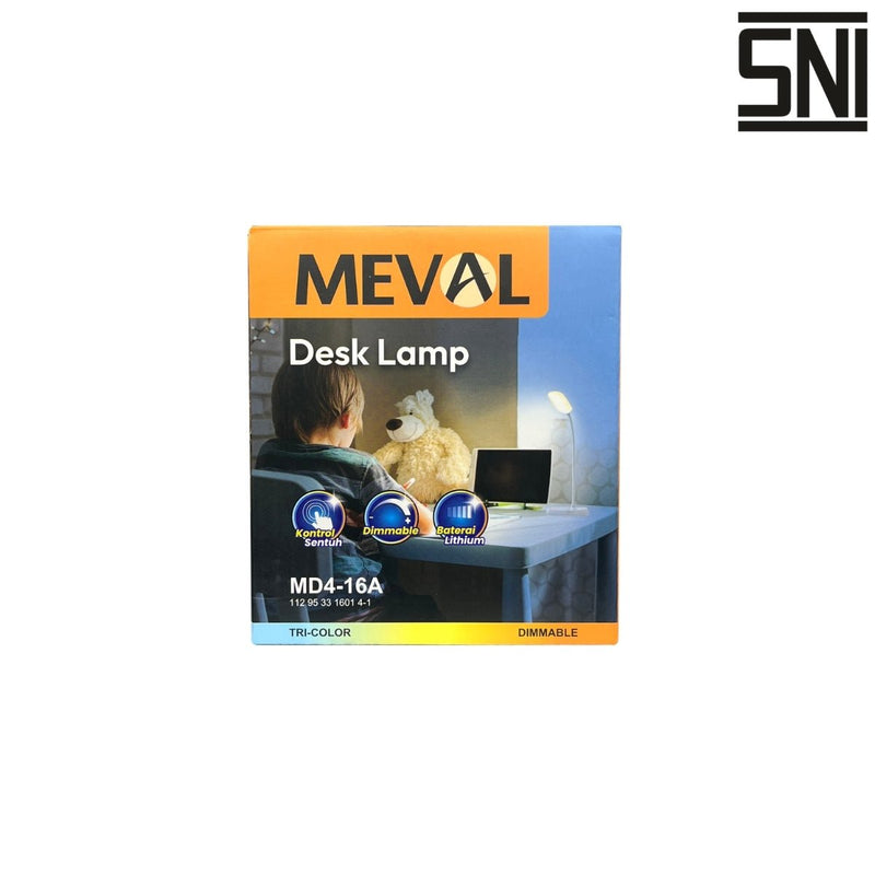 LAMPU BELAJAR Lampu Belajar Meval Desk Lamp MD4 16A 3W MEVAL OSCARLIVING