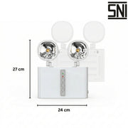 LAMPU EMERGENCY Lampu Darurat Meval Emergency Lamp MP2 - 04A MEVAL OSCARLIVING