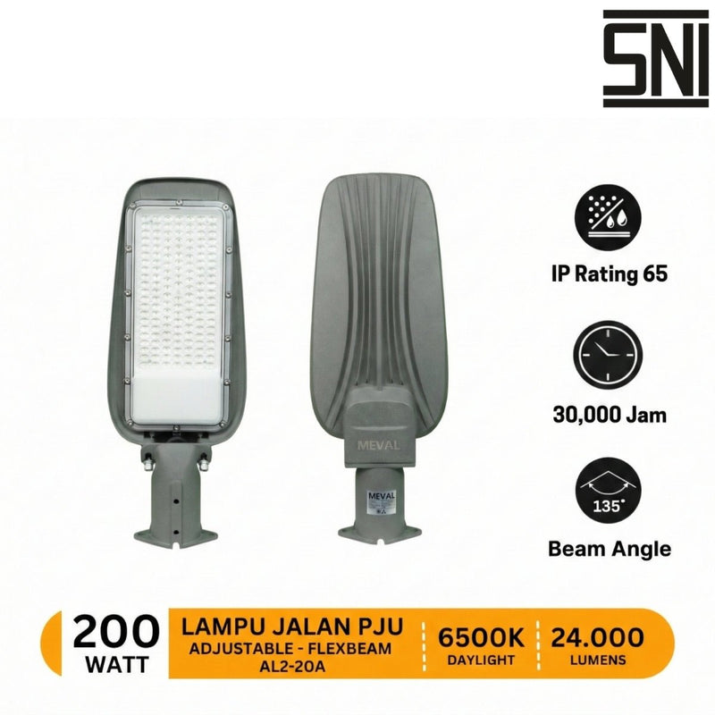 LAMPU JALAN Lampu Jalan Meval Street Light Flexbeam AL2 20A MEVAL OSCARLIVING