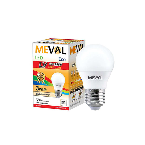 LAMPU LED Lampu Kuning LED Bulb Meval Eco LV EBL 03B 3 Watt MEVAL OSCARLIVING