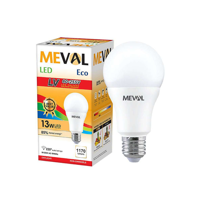 LAMPU LED Lampu Kuning LED Bulb Meval Eco LV EBL 13B 13 Watt MEVAL OSCARLIVING