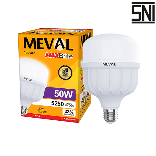 LAMPU LED Lampu Kuning LED Meval Kapsul Maxbrite XK1 50B 50 Watt MEVAL OSCARLIVING
