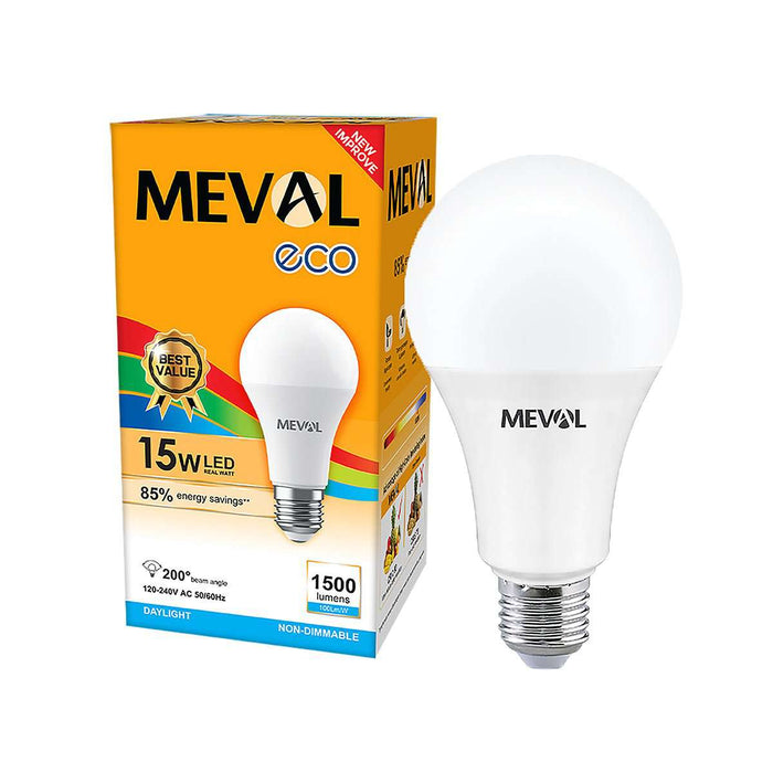 Lampu Putih LED Bulb Meval Eco EB1 15A 15 Watt di Oscar Living dengan harga termurah