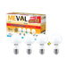 Lampu Putih LED Bulb Meval Eco LV BL4 05A 5 Watt Isi 4 di Oscar Living dengan harga termurah