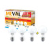 LAMPU LED Lampu Putih LED Bulb Meval Eco LV BL4 11A 11 Watt Isi 4 MEVAL OSCARLIVING
