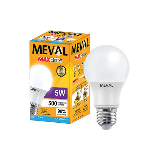 LAMPU LED Lampu Putih LED Bulb Meval Maxbrite XB1 05A 5 Watt MEVAL OSCARLIVING
