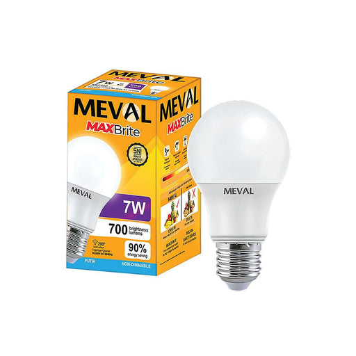 LAMPU LED Lampu Putih LED Bulb Meval Maxbrite XB1 07A 7 Watt MEVAL OSCARLIVING