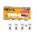 LAMPU LED Lampu Putih LED Bulb Meval Maxbrite XB4 07A 7 Watt Isi 4 MEVAL OSCARLIVING