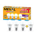LAMPU LED Lampu Putih LED Bulb Meval Maxbrite XB4 13A 13 Watt Isi 4 MEVAL OSCARLIVING